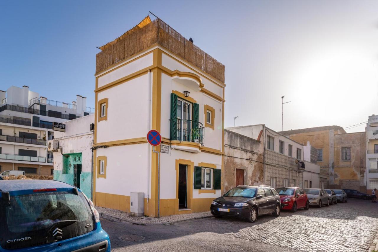 Arty Vintage Townhouse With Rooftop Shower & Sun Loungers Olhão Dış mekan fotoğraf