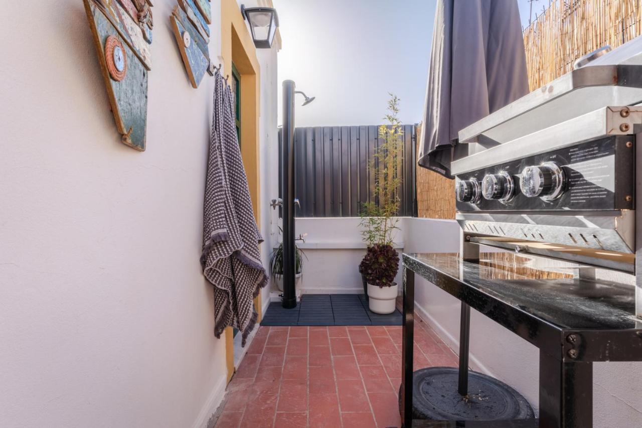 Arty Vintage Townhouse With Rooftop Shower & Sun Loungers Olhão Dış mekan fotoğraf