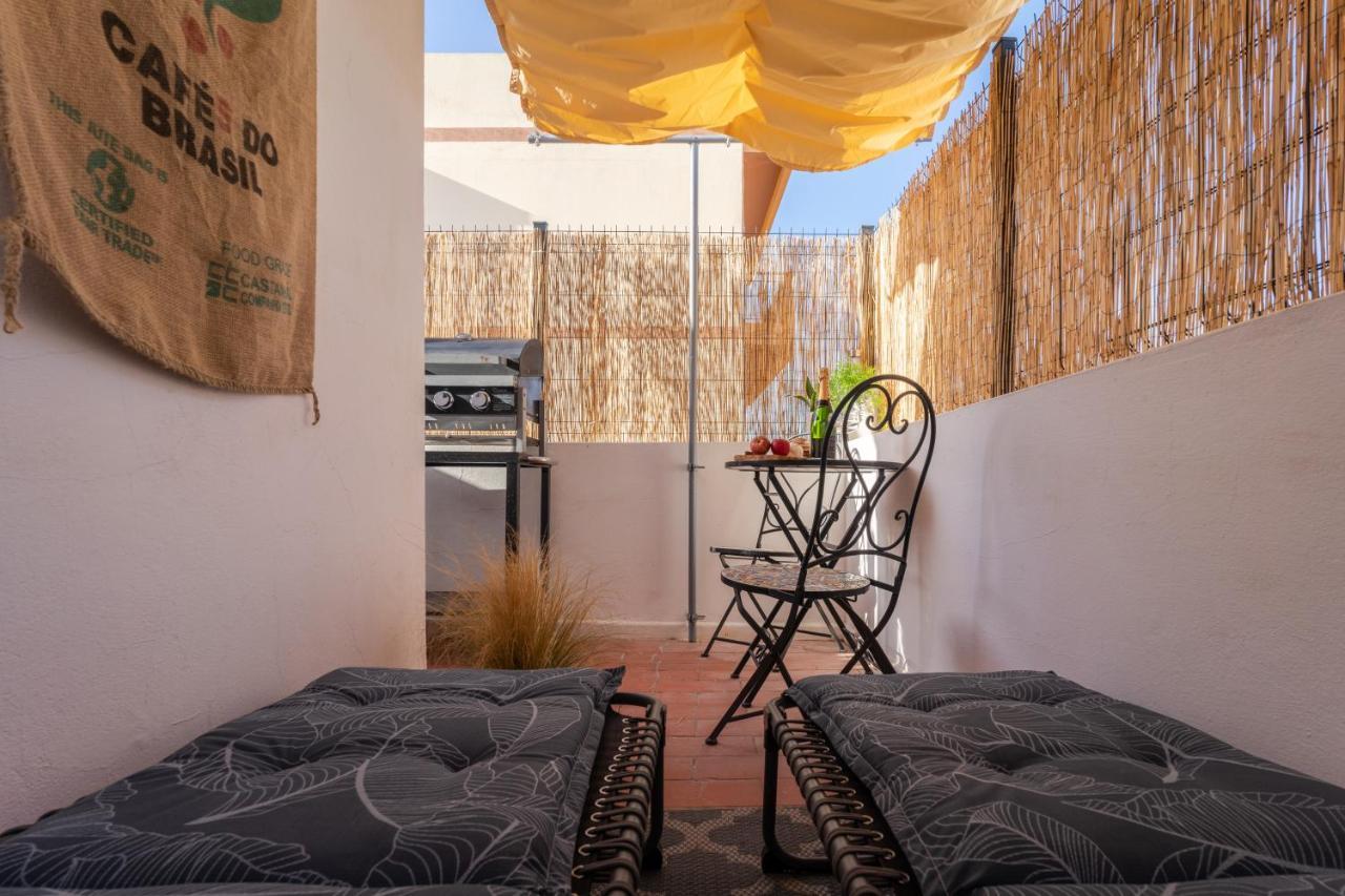 Arty Vintage Townhouse With Rooftop Shower & Sun Loungers Olhão Dış mekan fotoğraf