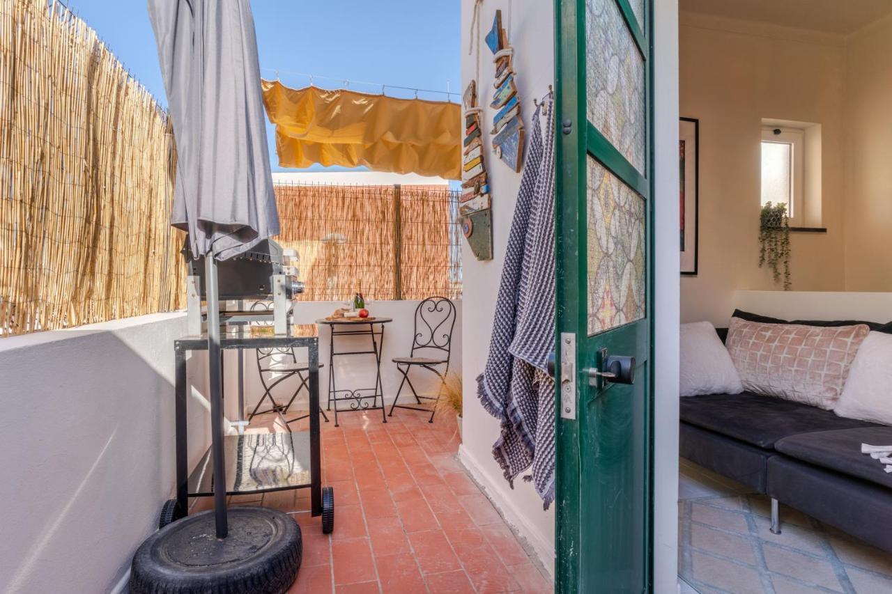 Arty Vintage Townhouse With Rooftop Shower & Sun Loungers Olhão Dış mekan fotoğraf
